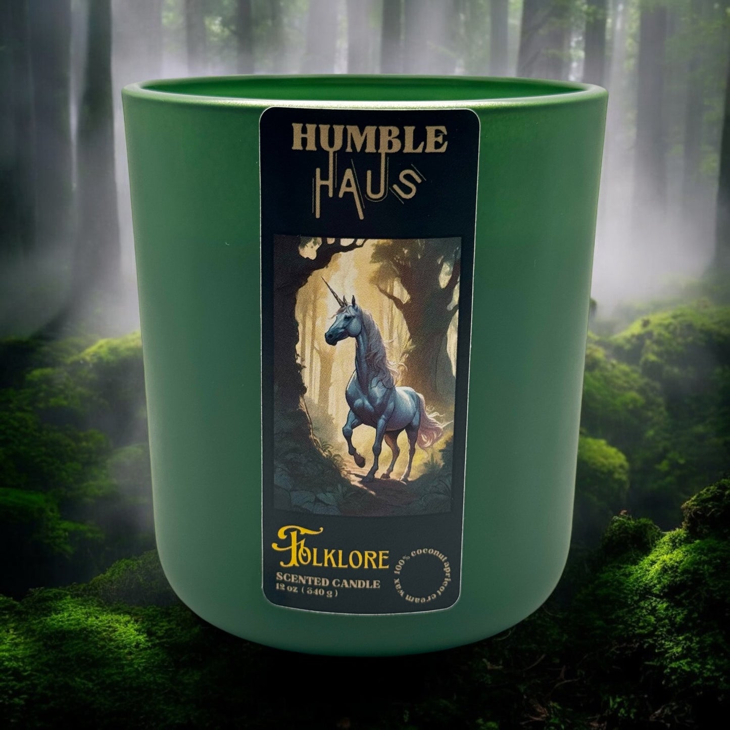 Folklore 12oz wooden wick candle