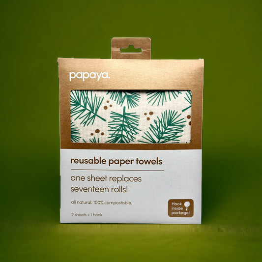 Papaya reusable paper towels 2 pack (All Spruced Up)