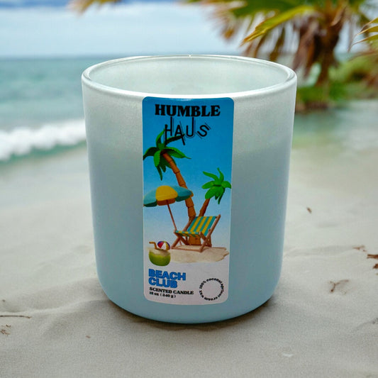 Beach Club 12oz wooden wick candle